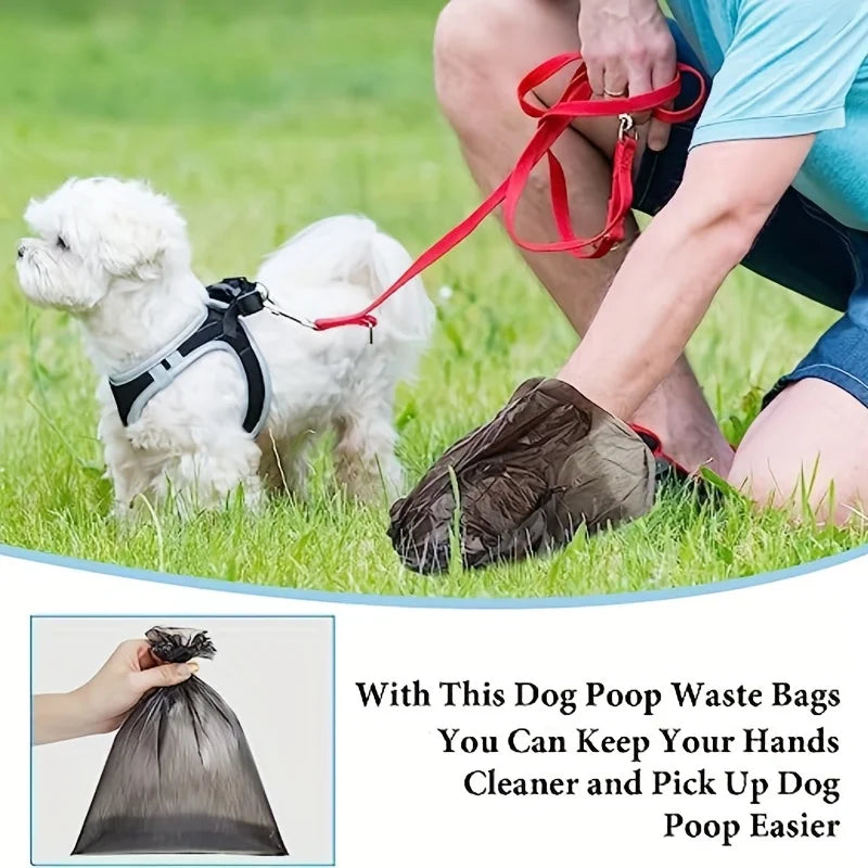 Dog Poop Bags - 1200 Leak-Proof Waste Bags with Cartoon Paw Graphics