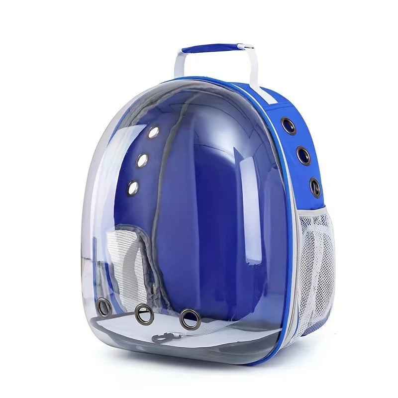 Space Capsule Cat Backpack - Transparent Pet Carrier with Ventilation