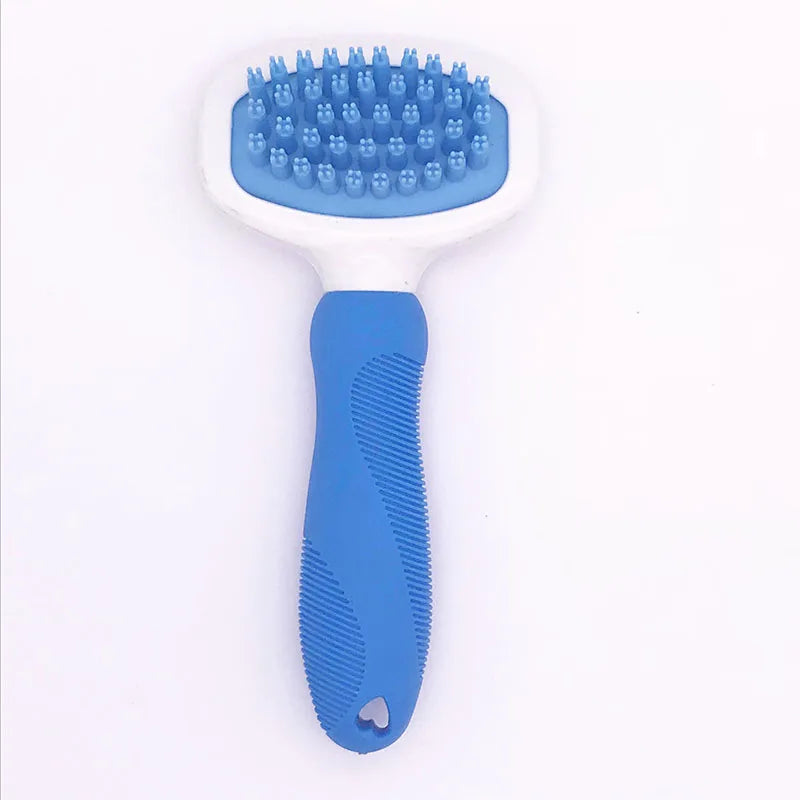 Brosse de toilettage en silicone pour animaux de compagnie