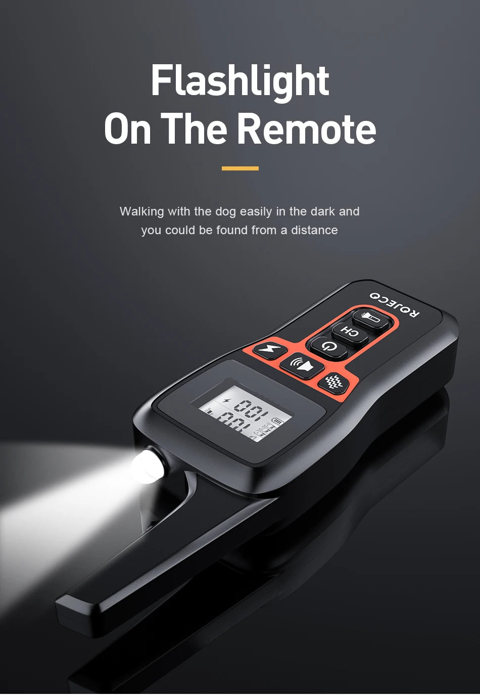 Remote Dog Training Collar - 1000m Range Rechargeable Bark Control System