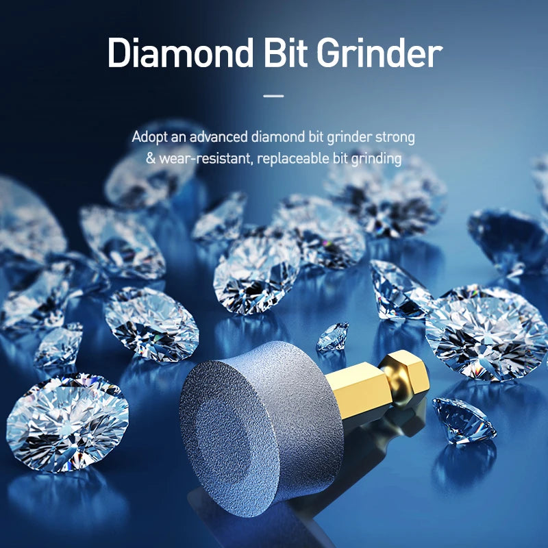 Stainless Steel Nail Grinder Head Replacement - Diamond Bit for Electric Pet Nail Clippers