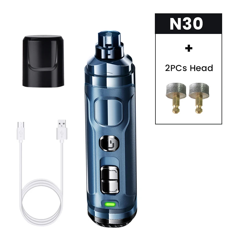 Electric Pet Nail Grinder - Rechargeable Nail Clipper for Dogs and Cats