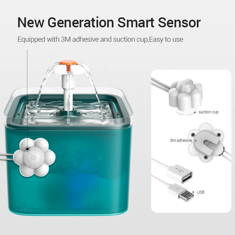 Smart Motion Sensor for Automatic Cat Water Fountain - Infrared USB Detector