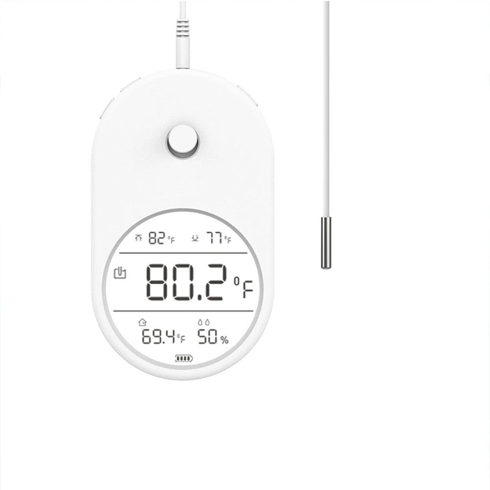 3-in-1 Digital Aquarium Thermometer with LCD Screen & Temperature Alarm