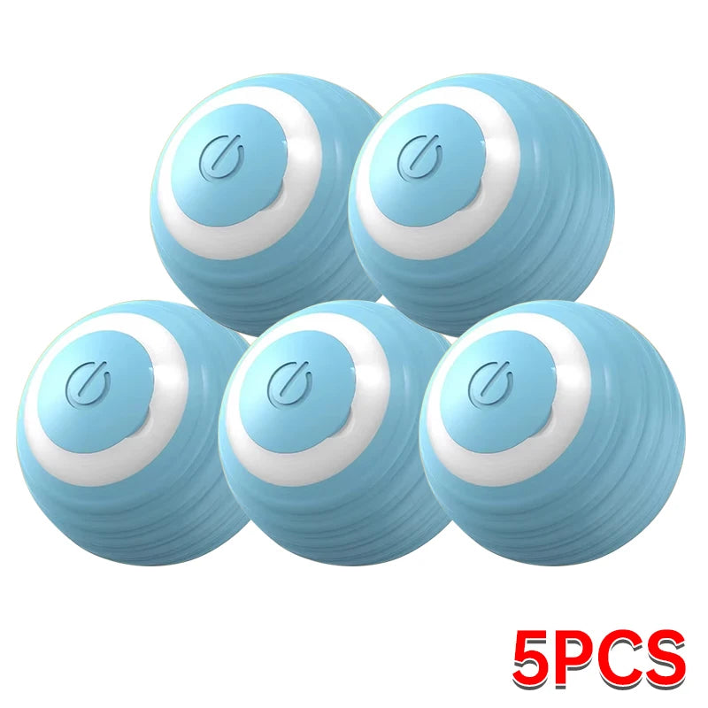 Automatic Rolling Cat Ball with Touch-Activated Play
