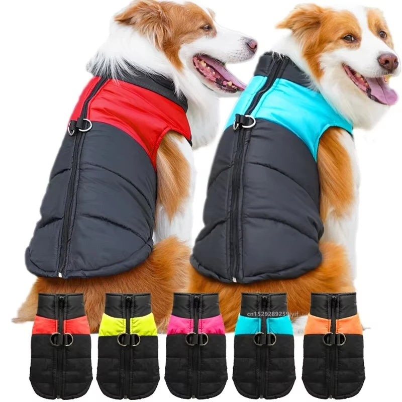 Waterproof Winter Dog Coat - Padded Vest Jacket for All Sizes