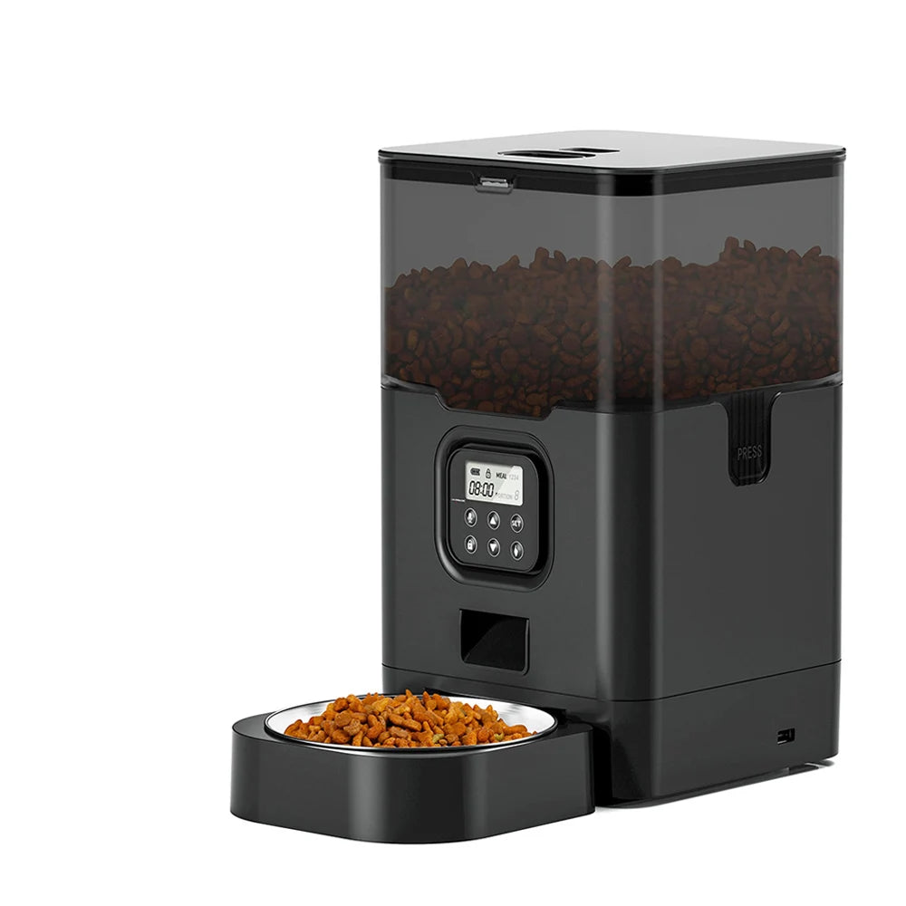 Women's Smart Automatic Pet Feeder with WiFi Control - 4L Large Capacity