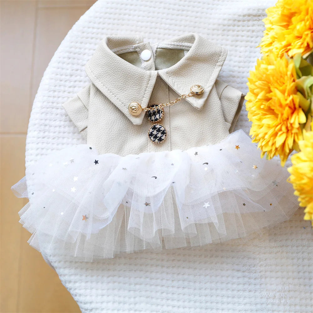 Sequin & Lace Pet Dress