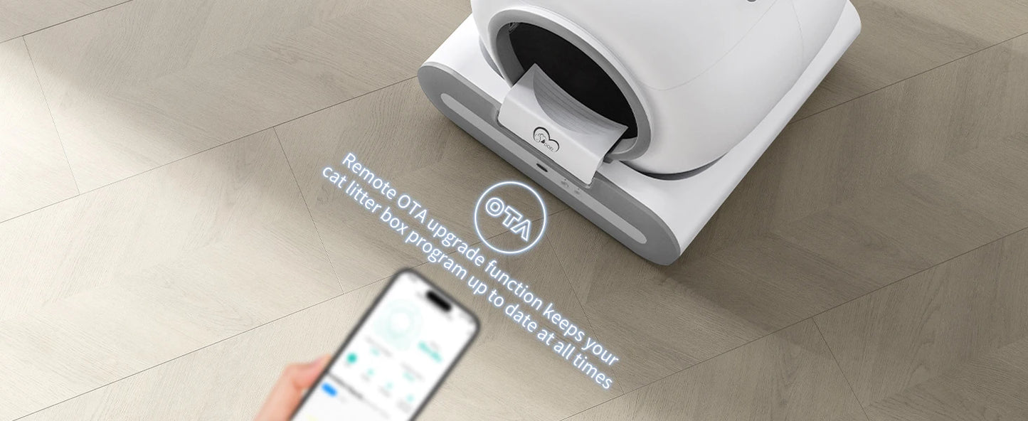 Automatic Cat Litter Box with mat - Self-Cleaning with App Control