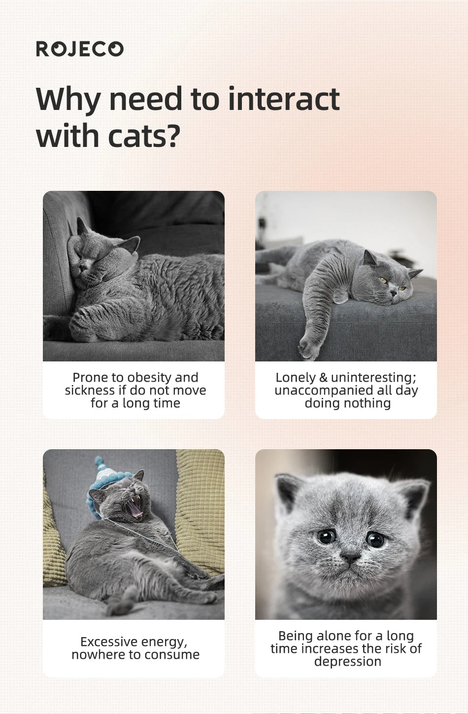Automatic Interactive Cat Laser Toy - Motion Activated LED Pet Entertainment System