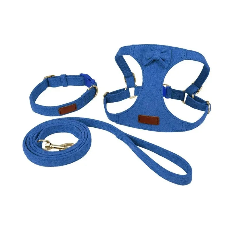 Tactical Dog Collar & Harness Set with Chest Strap