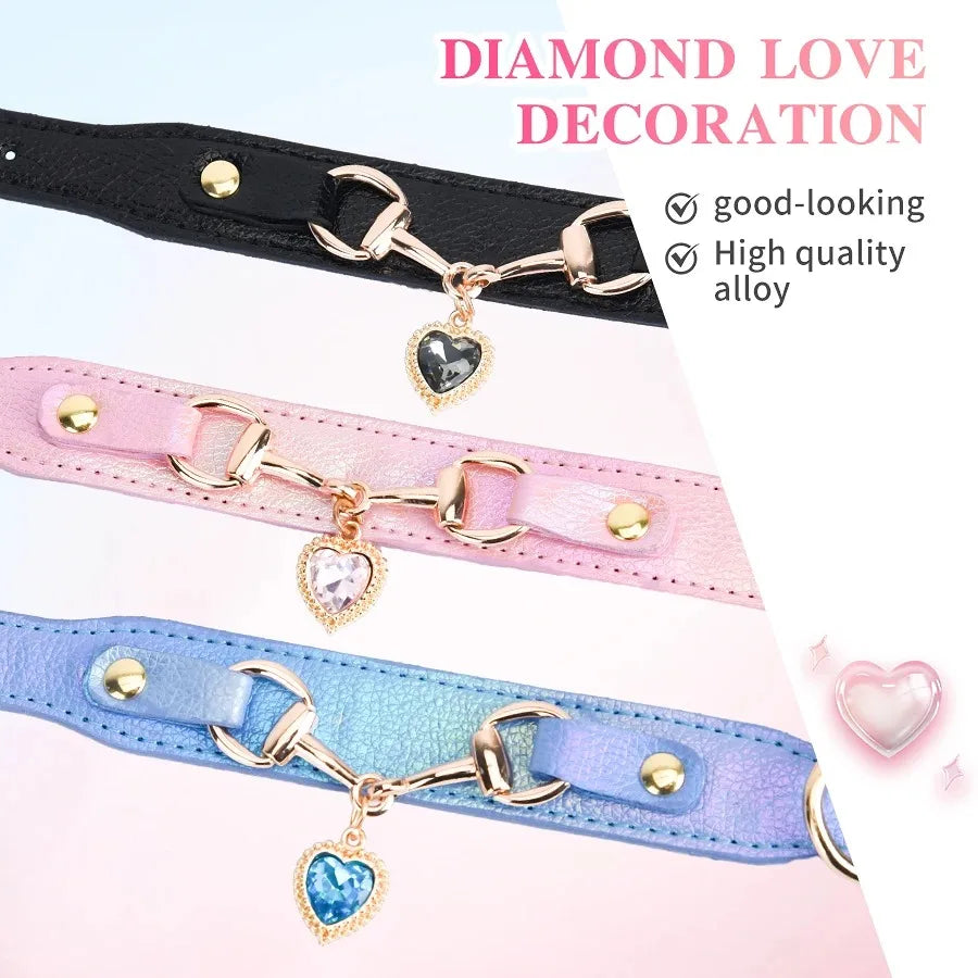 Cat Necklace & Harness Set - Pet Collar with Leash for Kittens & Puppies