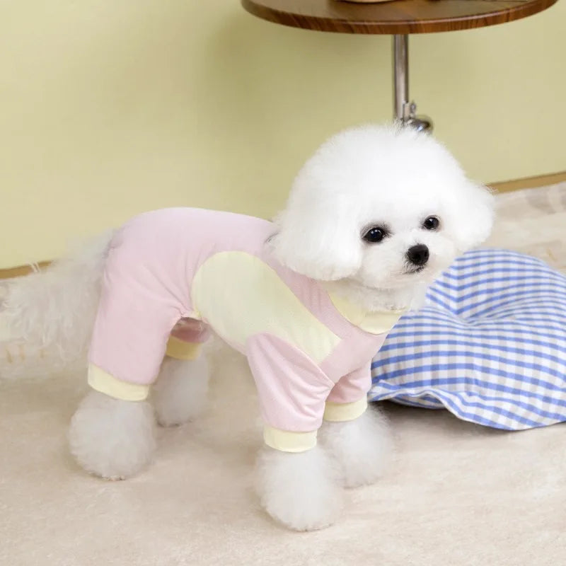 Summer Dog Cooling Jumpsuit - Ice Silk Breathable Quick-Dry Mesh Vest