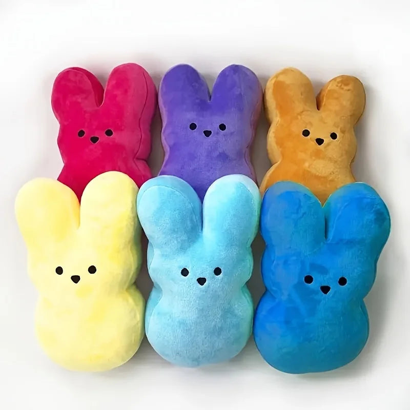 Easter Bunny Plush Chew Toy - Interactive Teeth Grinding Toy for Dogs and Cats