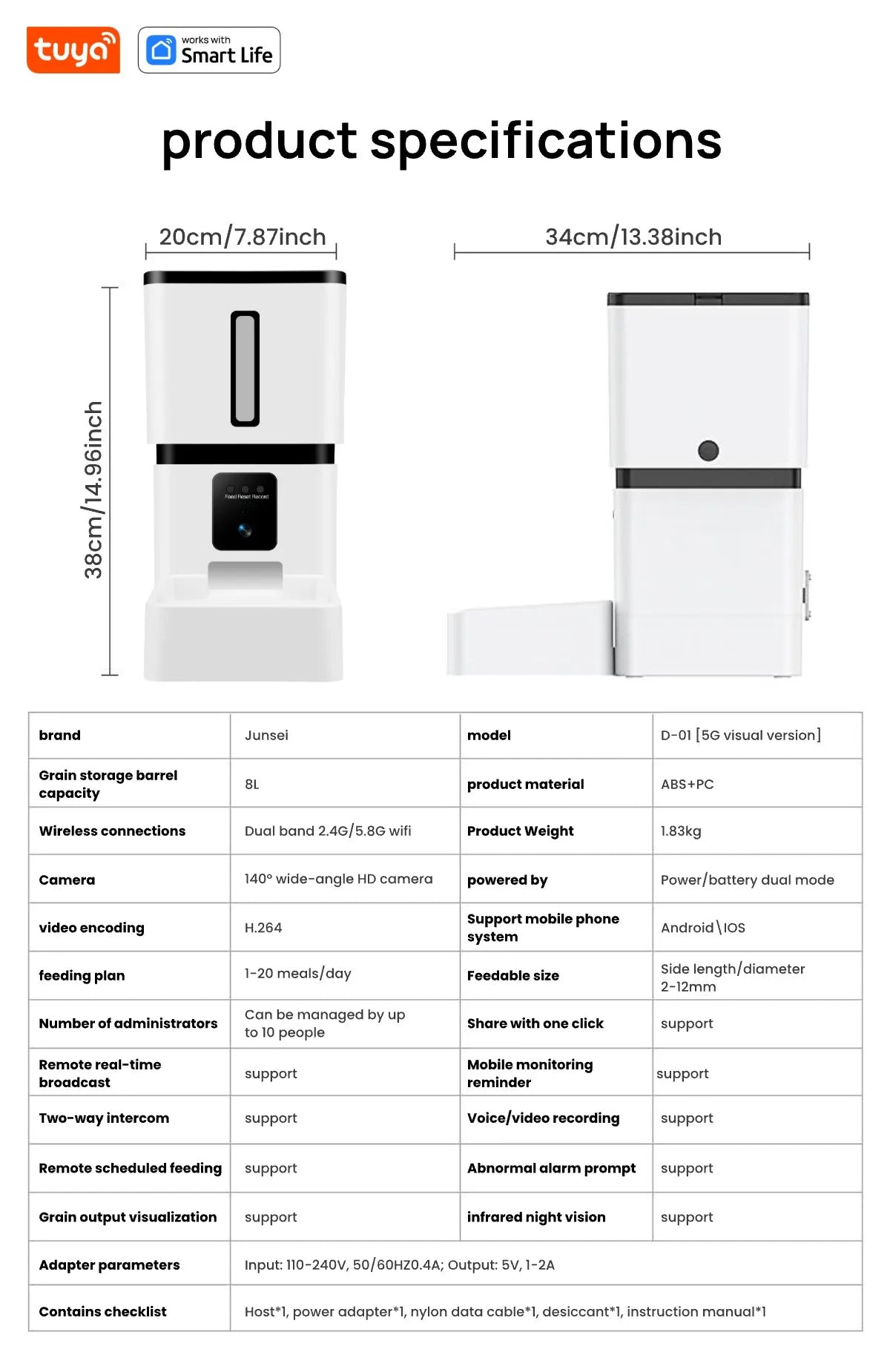 Smart Pet Feeder with Camera