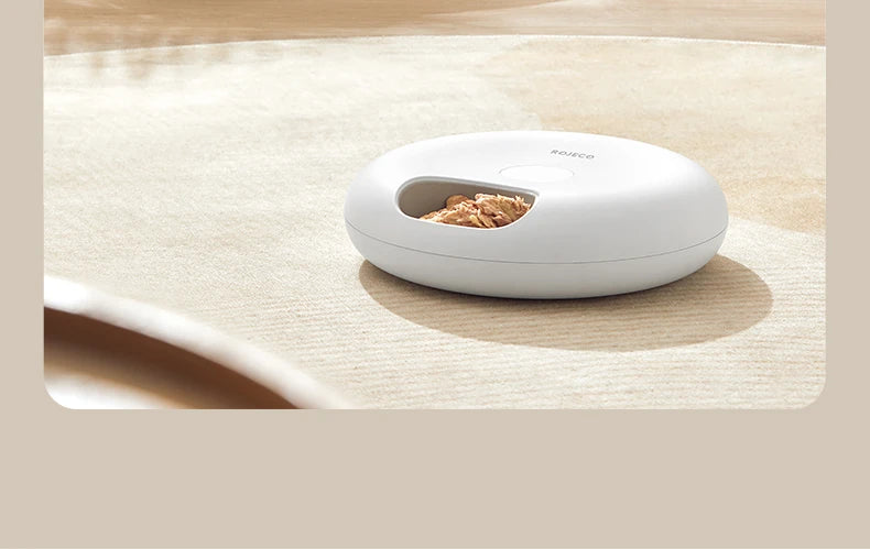 6-Meal Automatic Pet Feeder - Smart Food Dispenser for Wet & Dry Food