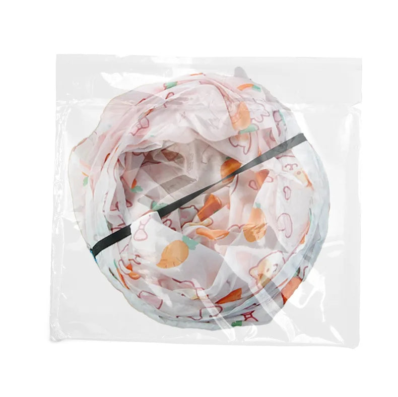 Cat Tunnel - Foldable Play Tunnel with Crinkle Paper