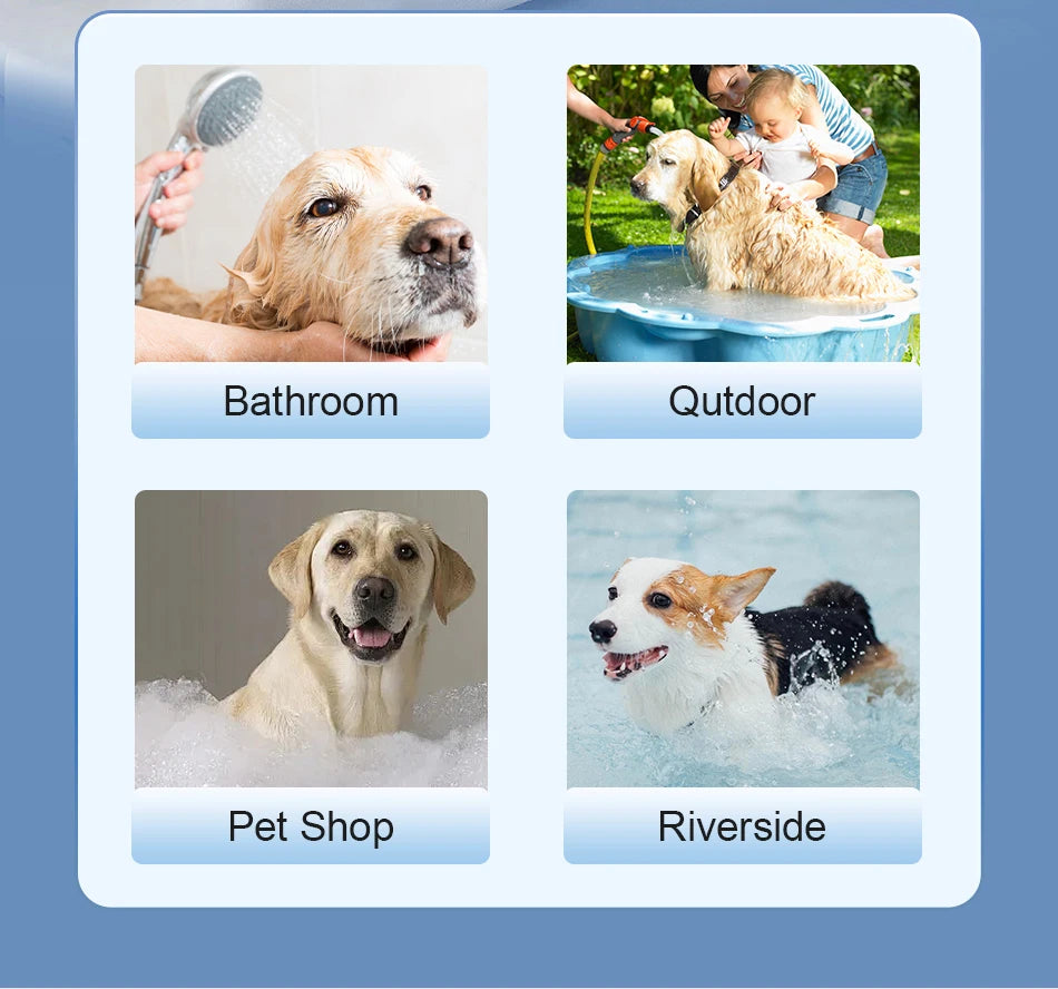 Automatic Pet Foam Machine - Wireless Waterproof Shampoo Dispenser for Dogs & Cats