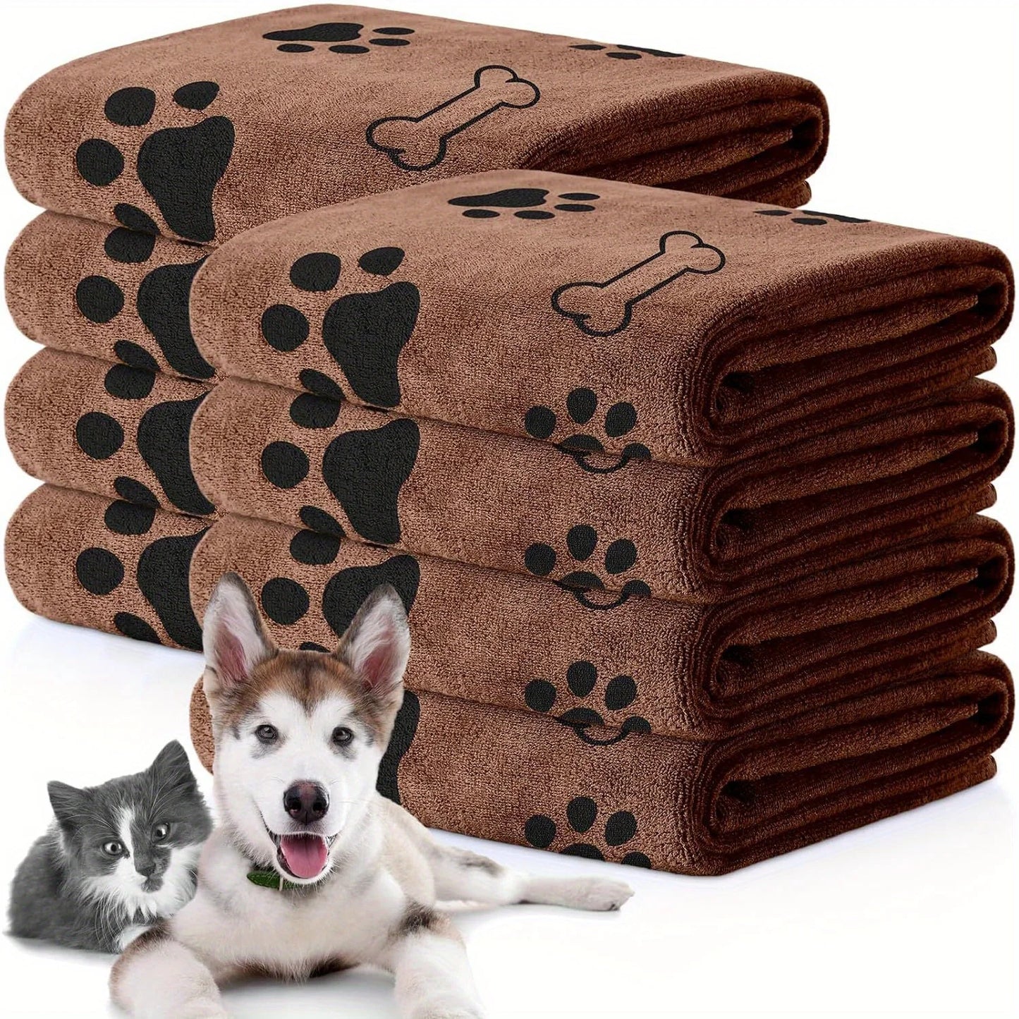 Pet Hair Remover Glove - Double-Sided Grooming Mitt for Furniture and Clothing
