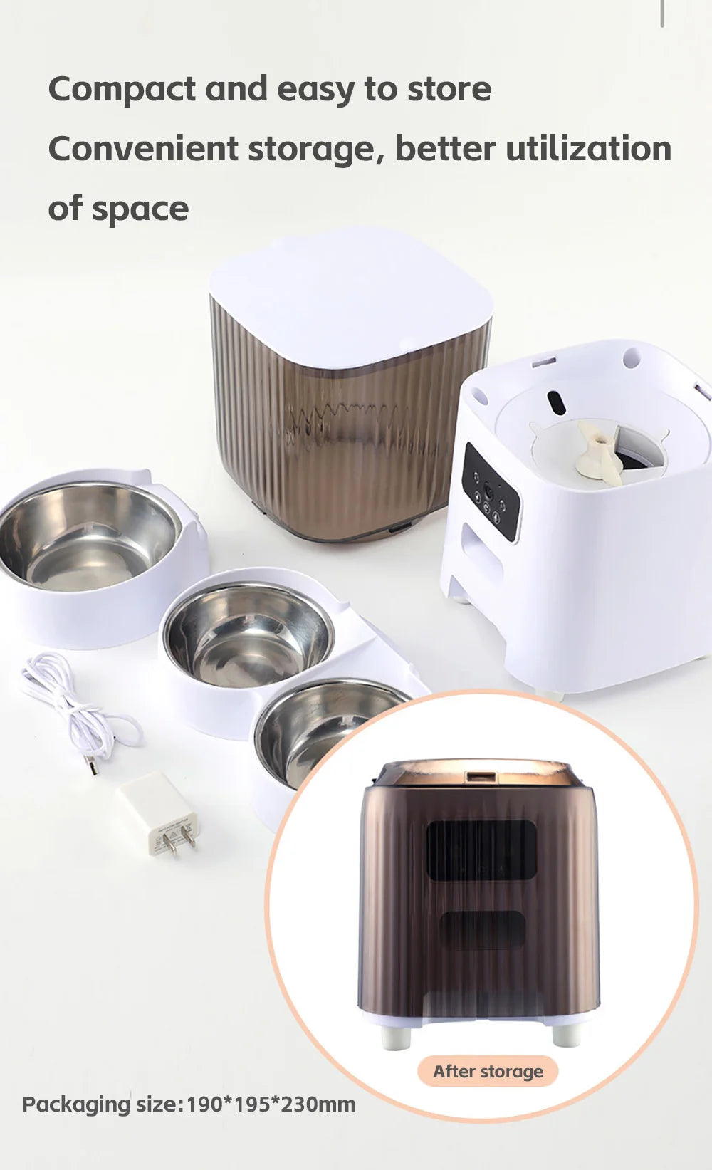 Smart WiFi Pet Feeder with HD Camera - 5L Automatic Food Dispenser