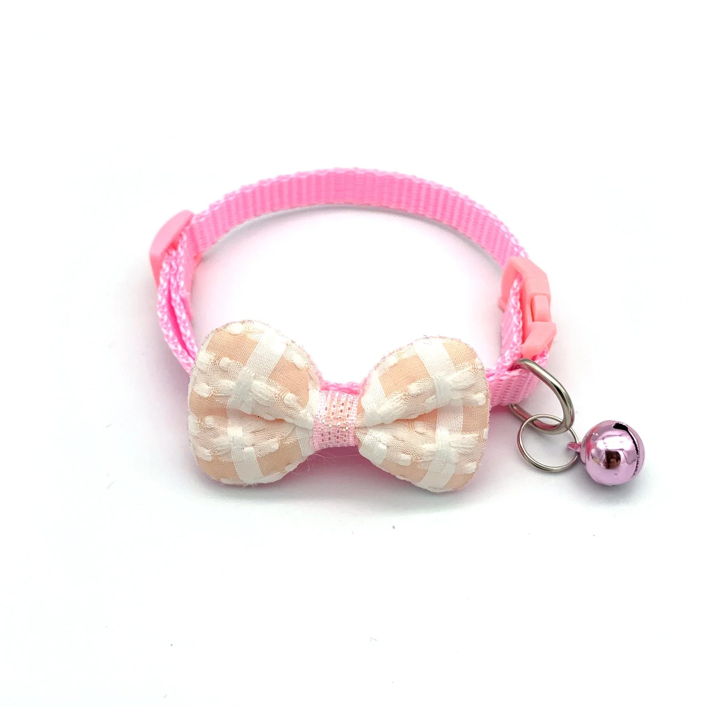 Cute Bow Cat Collar with Safety Bell