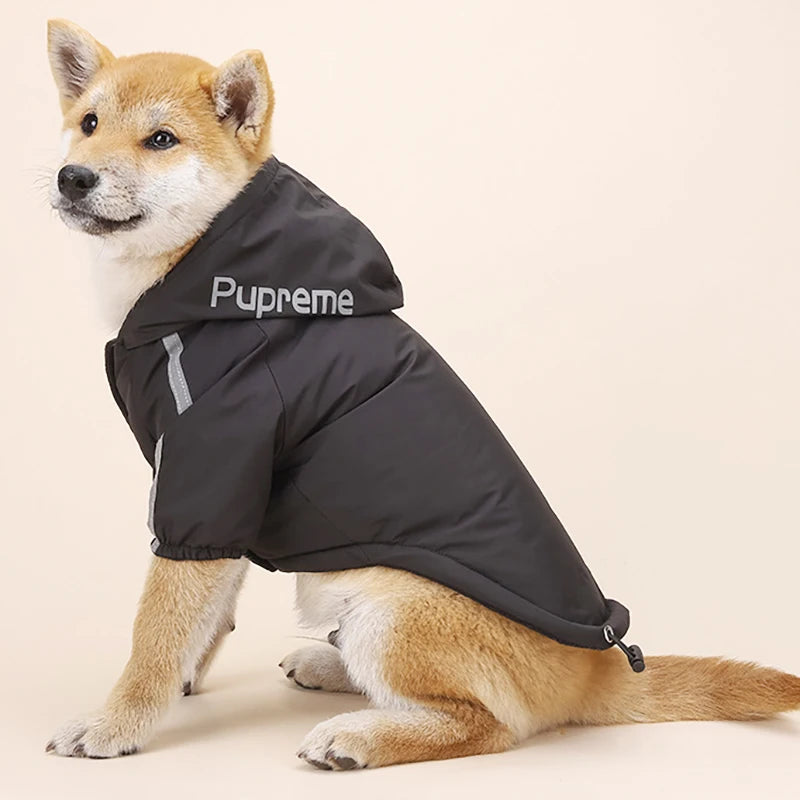 Waterproof Warm Hoodie Jacket for Dogs & Cats – Autumn & Winter