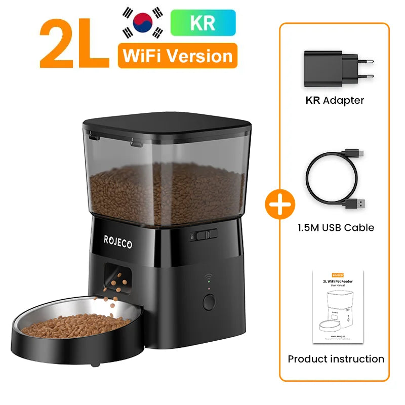 Adjustable Height Elevated Holder for Automatic Pet Feeders