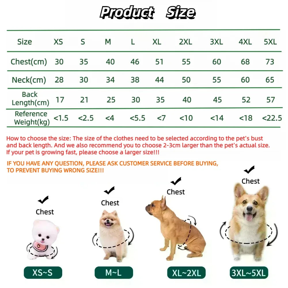 Pet Sweater - Warm Pullover Vest for Dogs and Cats