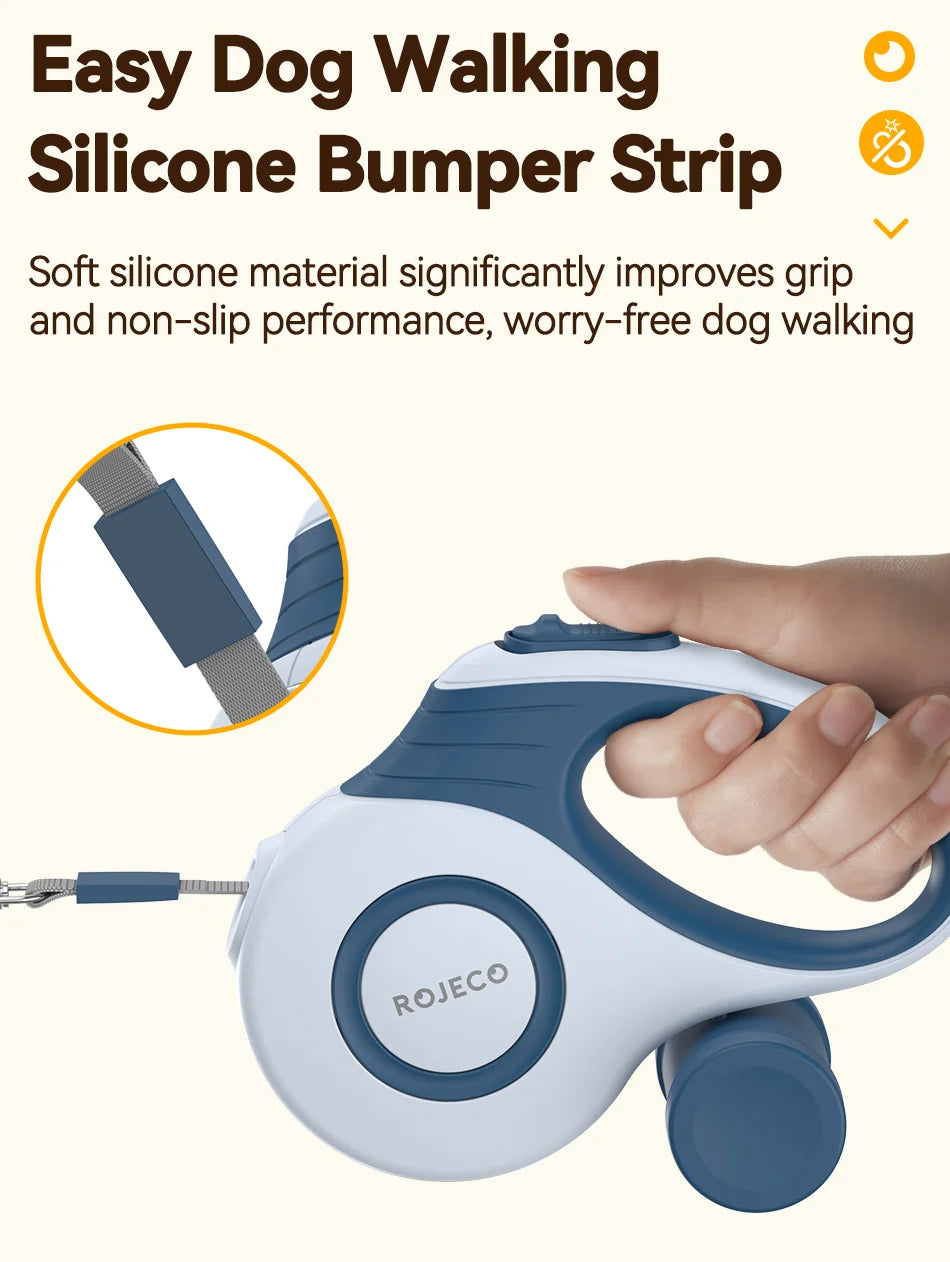 Automatic Retractable Dog Leash - Extendable Walking Lead for Small to Large Dogs