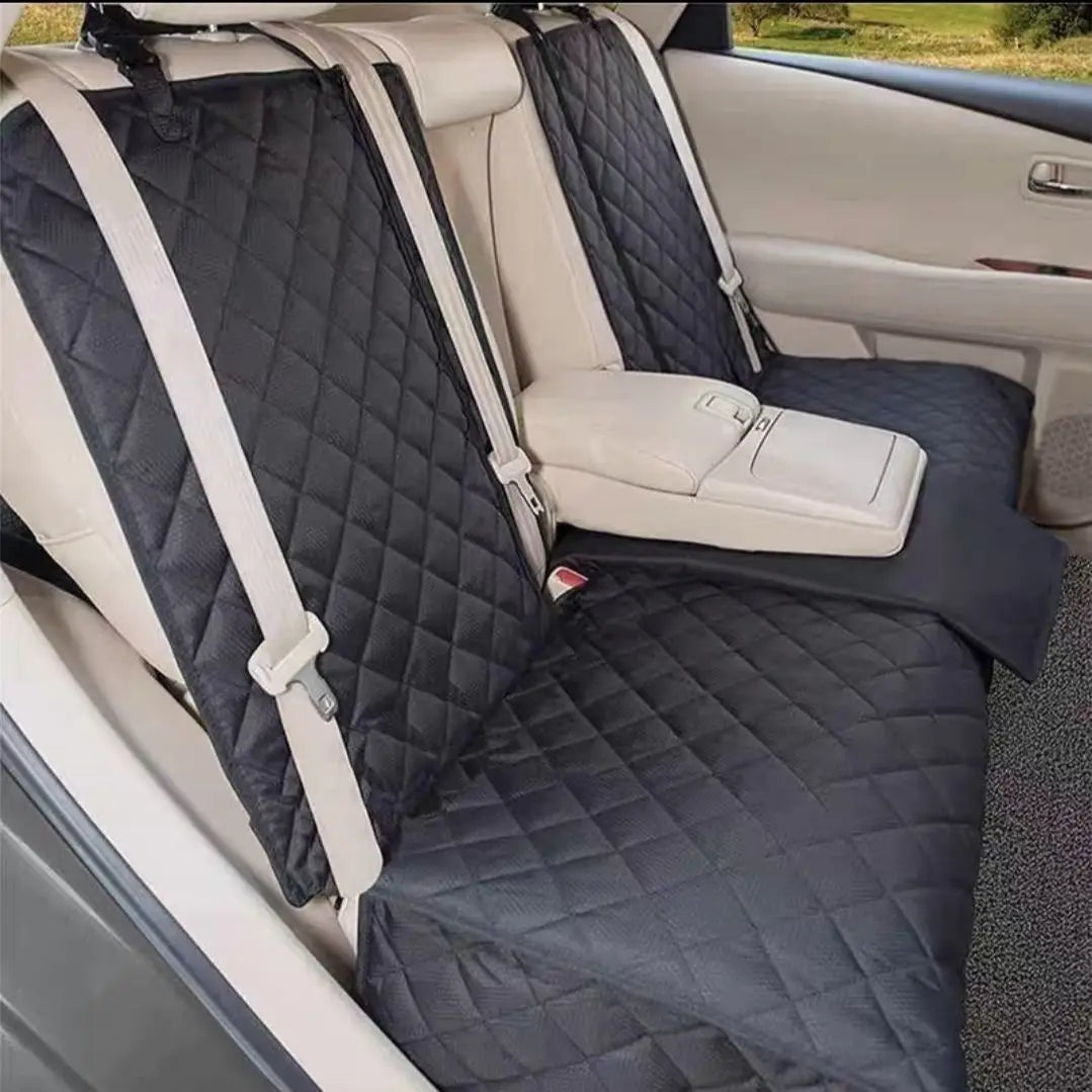 Dog Car Seat Cover with Armrest — Waterproof Travel Mattress & Seat Protector