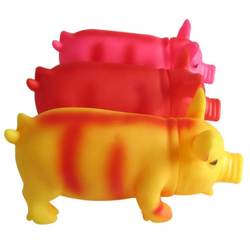 Squeaky Pig Dog Toy