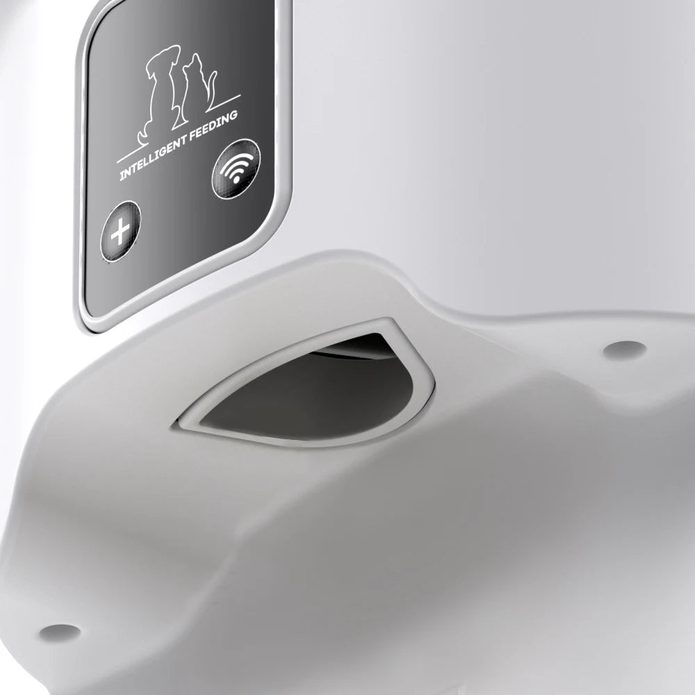 4L Smart WiFi Pet Feeder with Button Control - Intelligent Automatic Food Dispenser for Cats & Dogs
