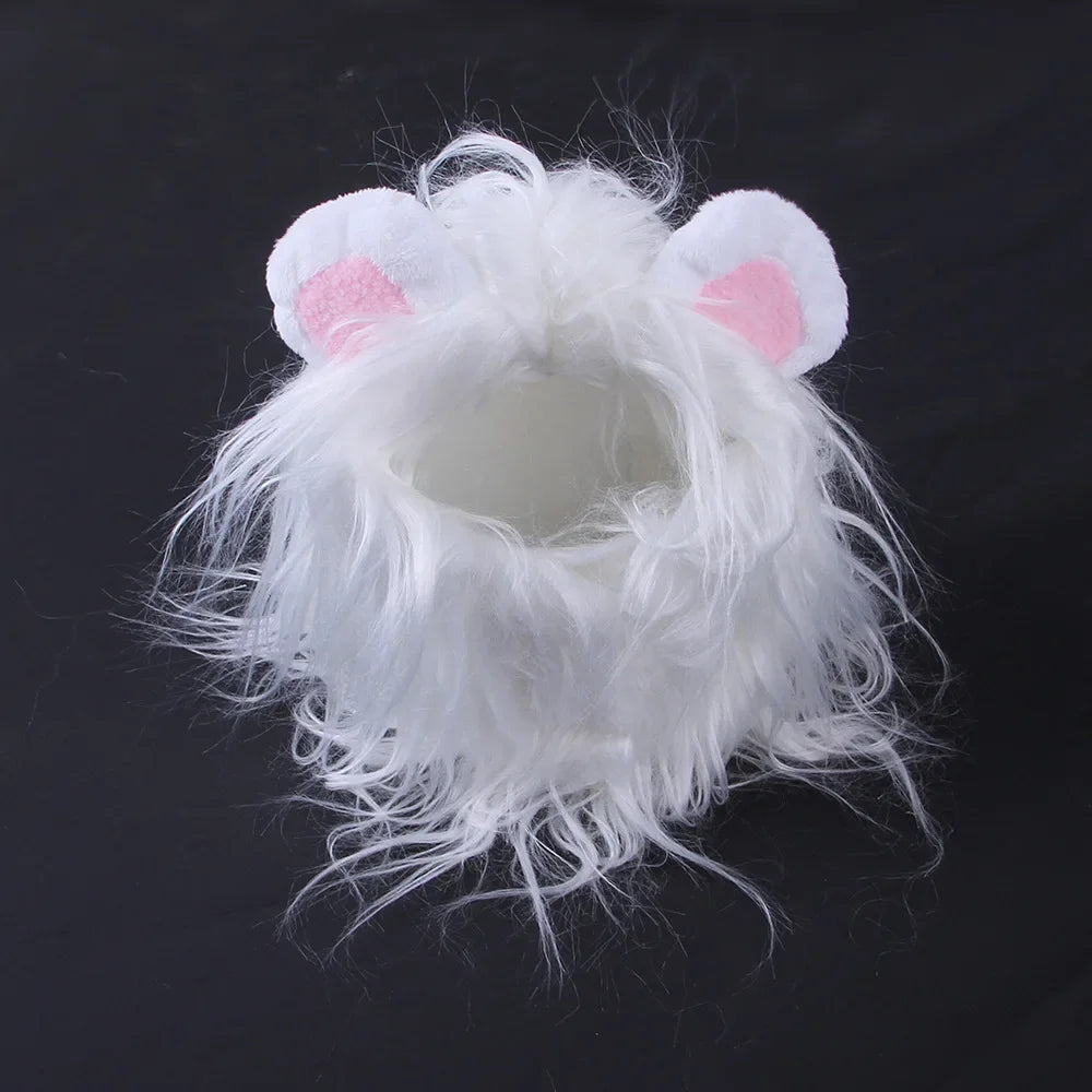 Lion Mane Headgear Costume for Dogs and Cats