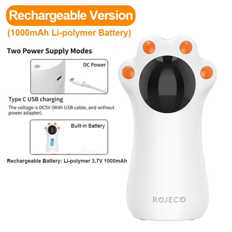 Automatic Interactive Cat Laser Toy - Motion Activated LED Pet Entertainment System