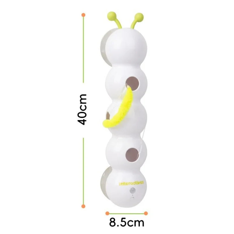 Motion-Activated Cat Toy – Rechargeable Pop-Out Feather Teaser