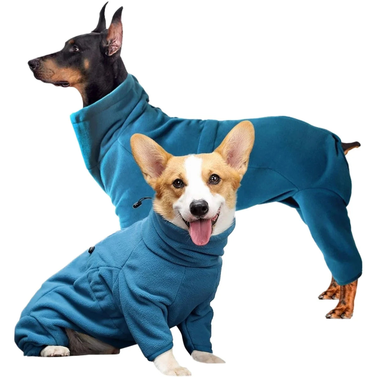 Manteau d'hiver pour chien - Veste coupe-vent en polaire douce pour temps froid