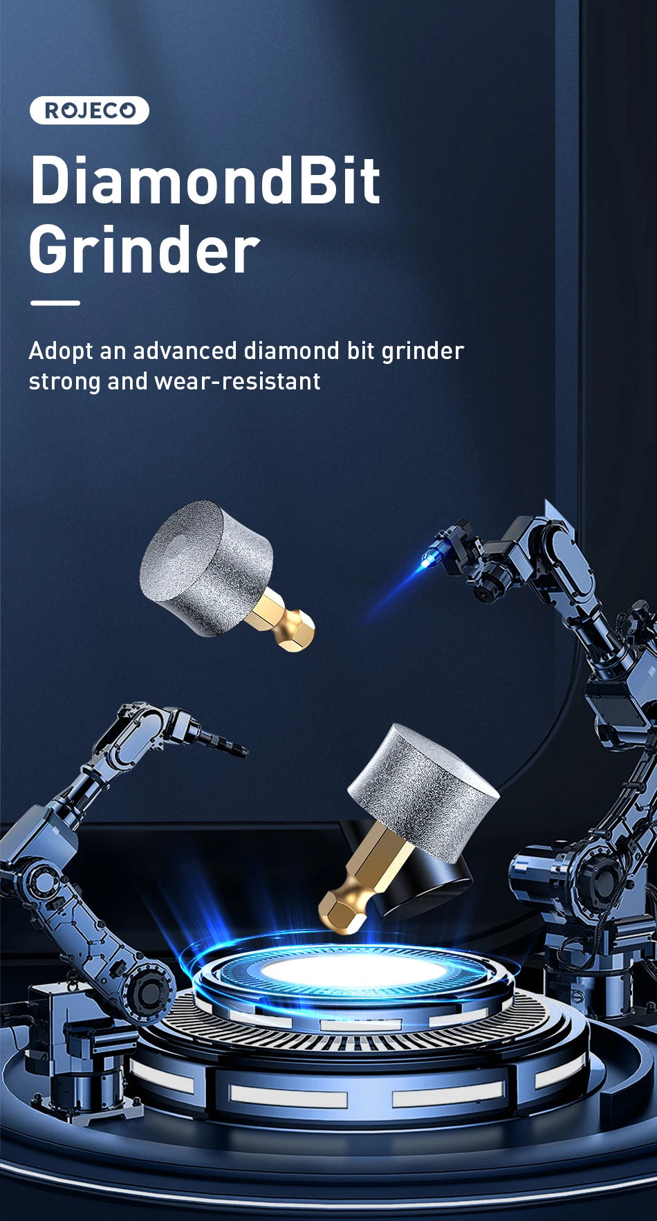 Stainless Steel Pet Nail Grinder Head - Replacement Head for P3 Electric Nail Clippers