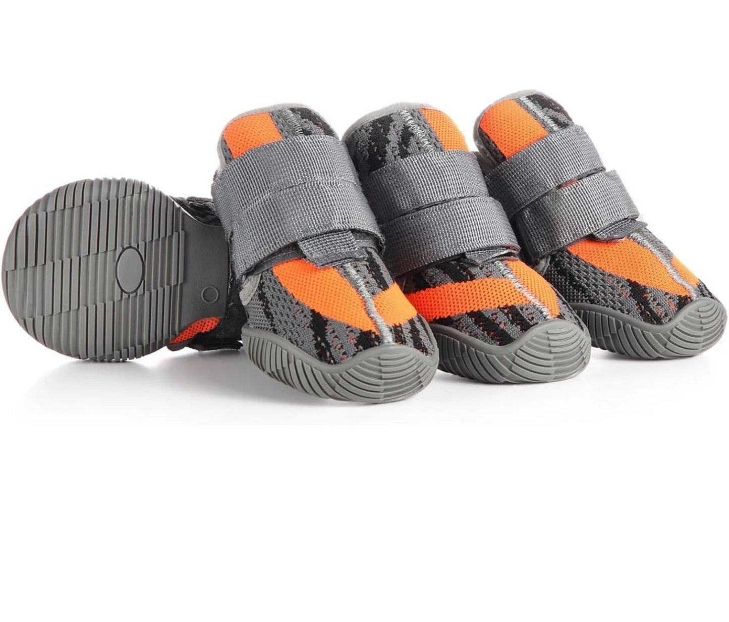 Bottes pour chien en maille respirante avec sangles réglables