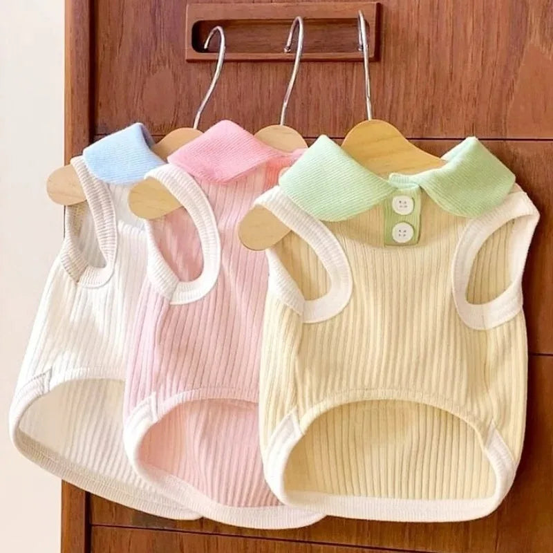 Summer Dog Shirt - Lightweight Pet Clothing for Small Dogs