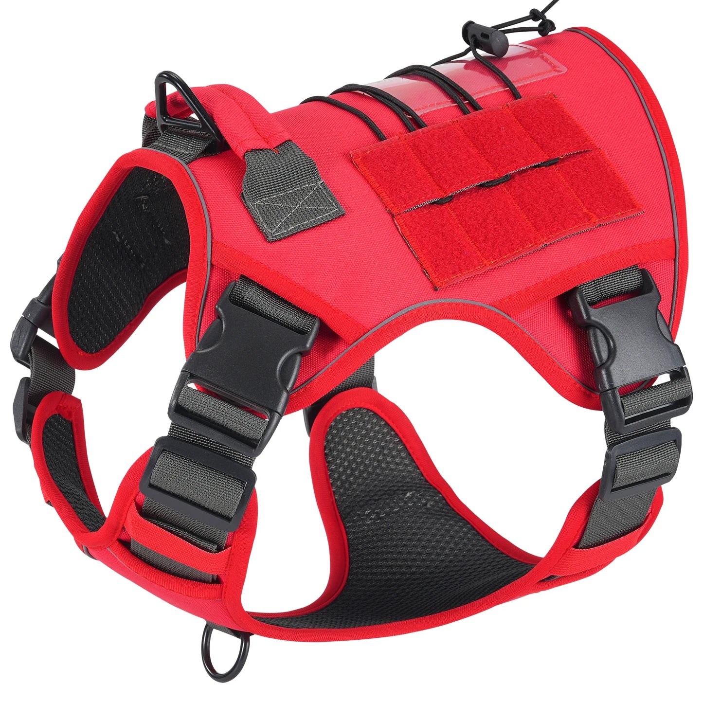 Tactical No-Pull Dog Harness — Reflective Adjustable Working & Training Vest for Small, Medium & Large Dogs