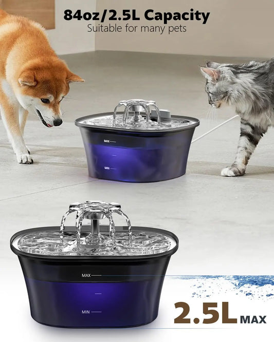 2.5L USB Pet Water Fountain