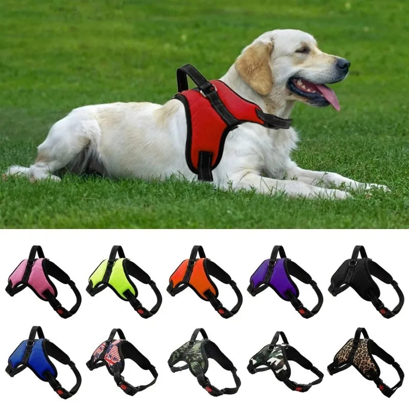 No-Pull Dog Harness - Reflective Waterproof Vest for All Sizes