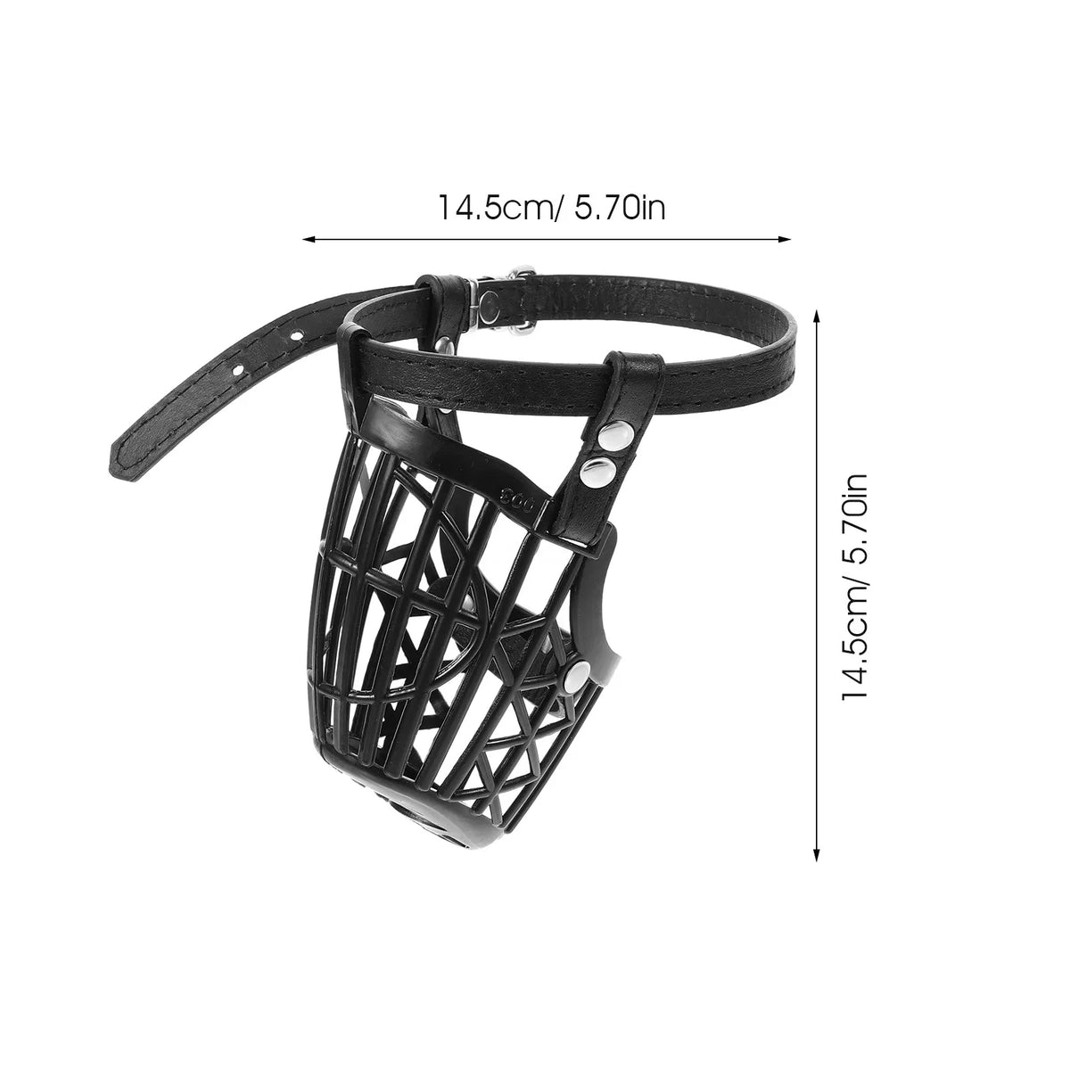 Basket Dog Muzzle Set with Adjustable Straps