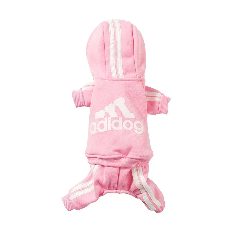 Winter Dog Jumpsuit - Warm Fleece Hoodie for Small to Large Dogs