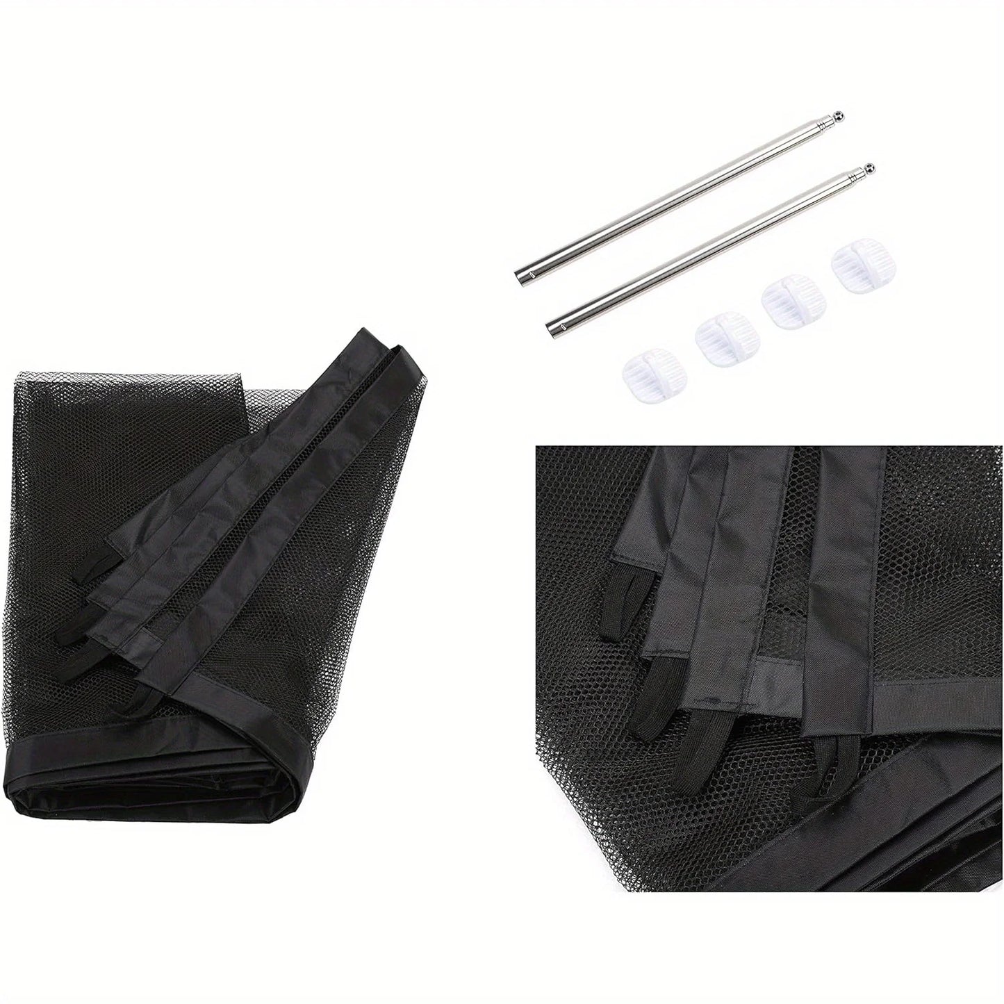 Portable Pet Dog Fence - Folding Safety Barrier with No-Drill Installation