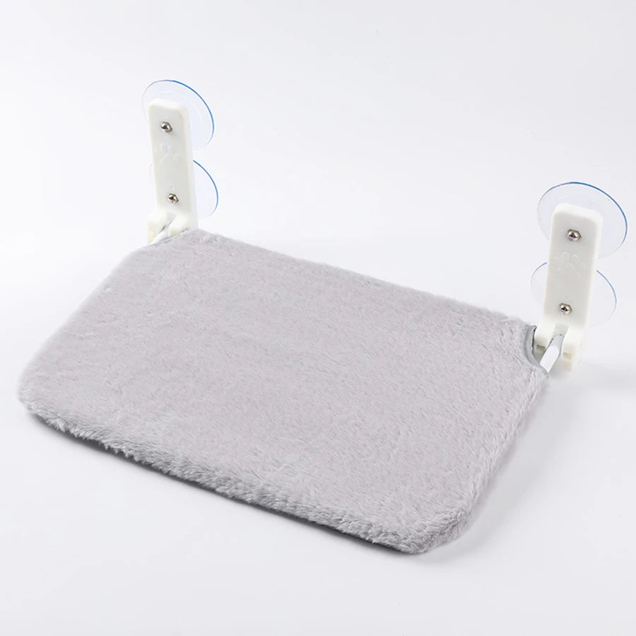 Assembly-Free Cat Window Hammock – Plush or Mesh Perch with Suction Cups