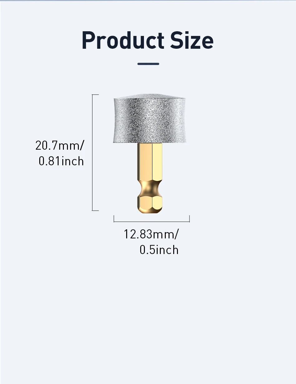 Stainless Steel Pet Nail Grinder Head - Replacement Head for P3 Electric Nail Clippers