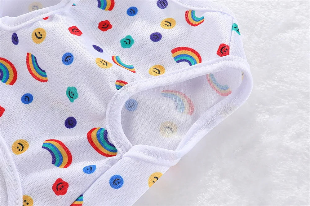 Summer Dog Cooling Vest - Breathable Cartoon Design for Hot Weather