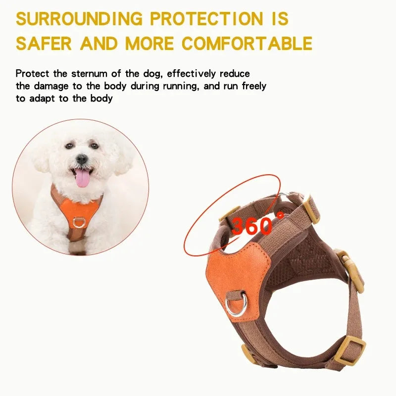 Multi-Pet Harness and Leash Set for Dogs and Cats