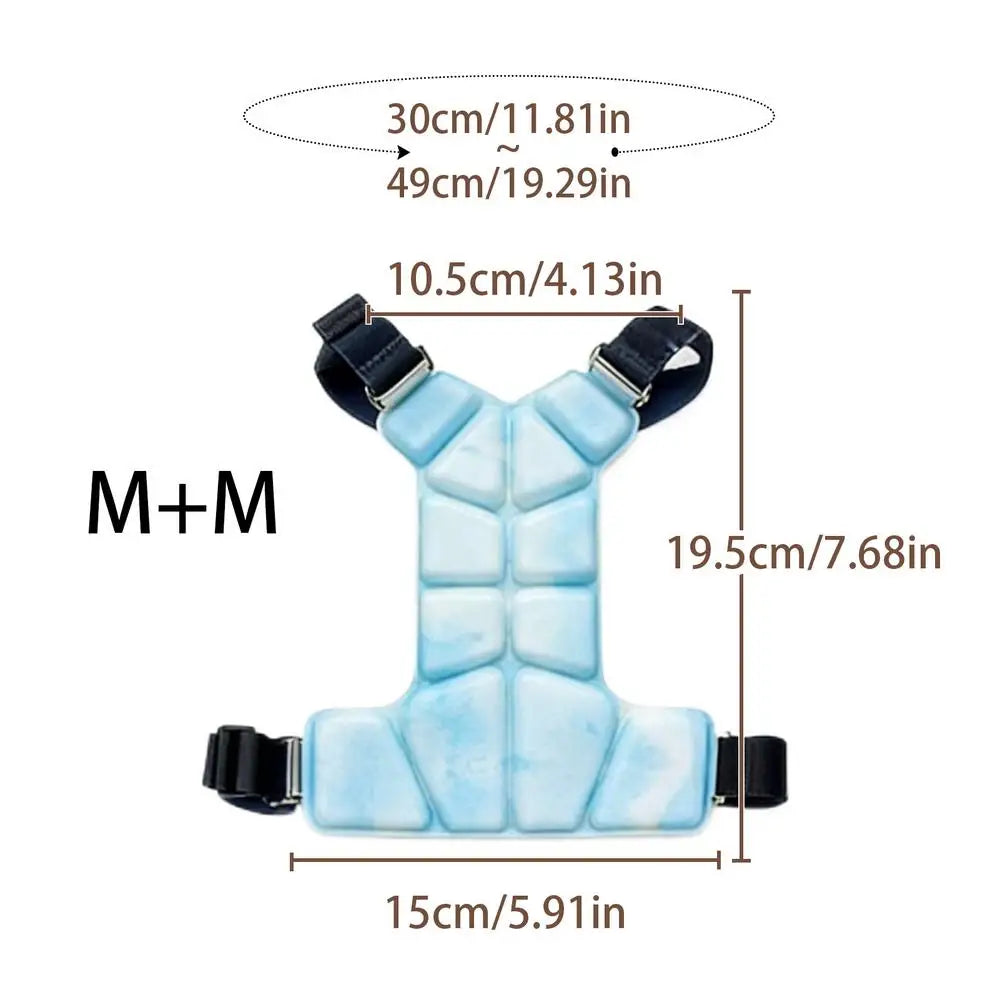 Lightweight Dog Cooling Harness Vest for Walking, Camping & Training